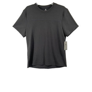 NWT Apana T-Shirt Mens‎ Sz Medium Black Crew Neck Athletic Casual Short Sleeve